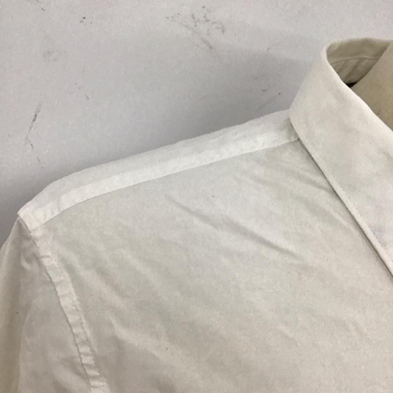 アルマーニエクスチェンジ ARMANI EXCHANGE シャツ、ブラウス 長袖 ジップアップシャツ 長袖シャツ カジュアルシャツ XL 無地 白 / ホワイト /  メンズ USED 古着 中古 10118077