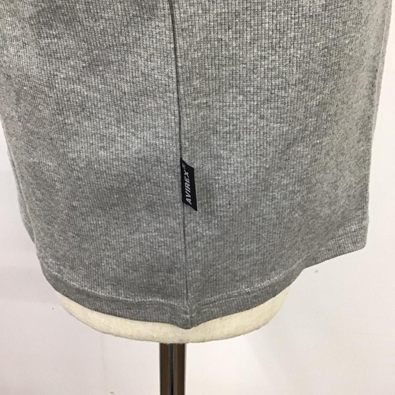 アヴィレックス AVIREX Tシャツ 半袖 半袖カットソー プリントTシャツ クルーネックカットソー XL 無地 灰 / グレー /  メンズ USED 古着 中古 10119293