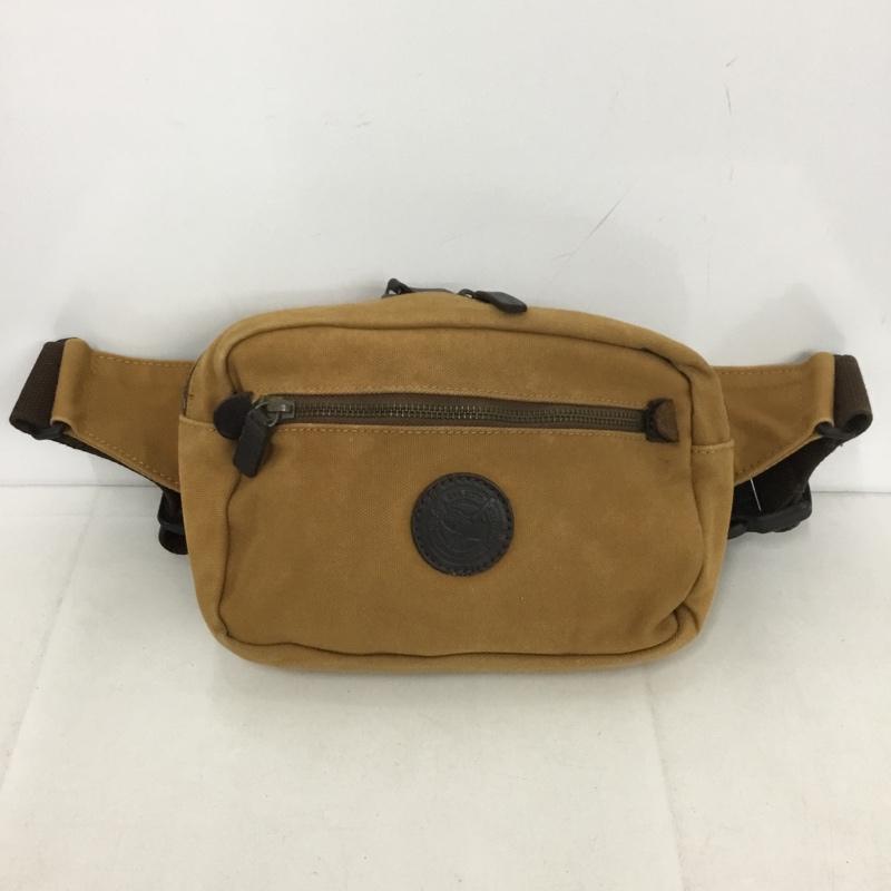 エディーバウアー Eddie Bauer ウエストバッグ ウエストバッグ コットン リネン キャンバス ボディバッグ ロゴ、文字 茶 / ブラウン /  メンズ USED 古着 中古 10142188