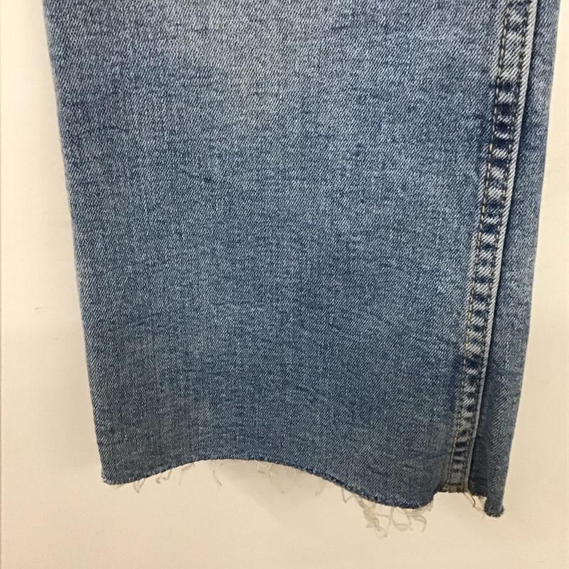 ザラ ZARA パンツ デニム、ジーンズ 40 無地 水色 / ライトブルー /  レディース USED 古着 中古 10136641