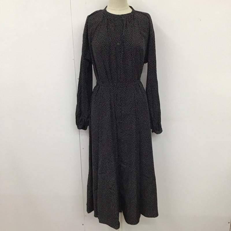 ミラオーウェン Mila Owen ワンピース ロングスカート 09fkb226001 FREE ドット 黒 / ブラック /  レディース USED 古着 中古 10121357