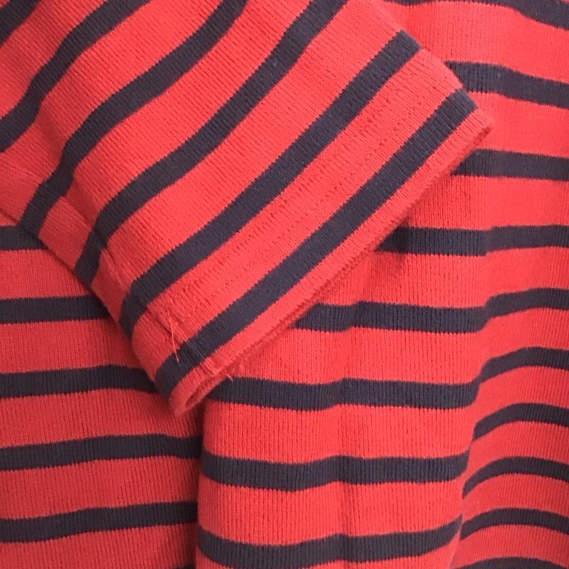 スタディオクリップ studio CLIP Tシャツ 七分袖 ボーダー LL ボーダー柄 マルチカラー / マルチカラー /  レディース USED 古着 中古 10141773