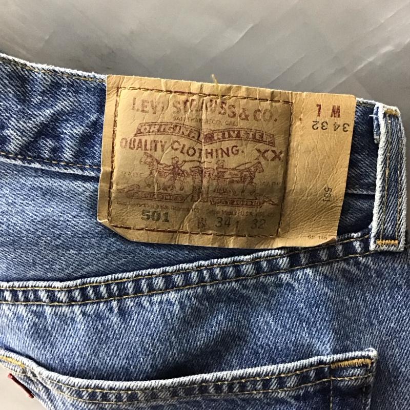 リーバイストラウスアンドコー Levi Strauss & co. パンツ デニム、ジーンズ デニムパンツ ストレートパンツ ワイドパンツ カジュアルパンツ 98年製 USA製 34 無地 インディゴ / インディゴ /  メンズ USED 古着 中古 10117441