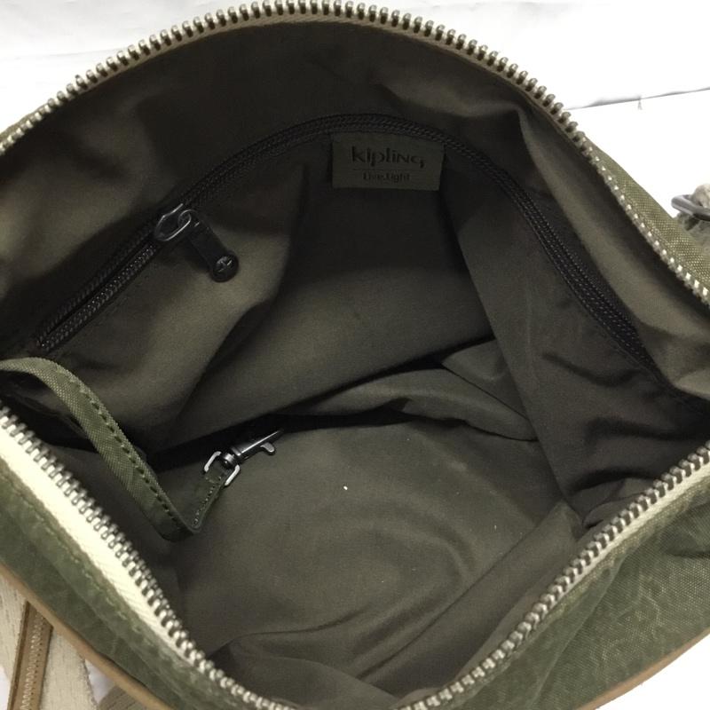 キプリング kipling ショルダーバッグ ショルダーバッグ K18799-23U ARTO ロゴ、文字 カーキ / カーキ /  レディース USED 古着 中古 10109869