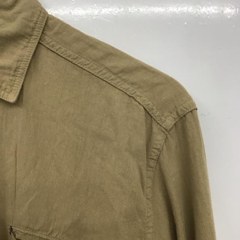 フォーティーファイブアールピーエム 45RPM シャツ、ブラウス 長袖 1 無地 ベージュ / ベージュ /  メンズ USED 古着 中古 10134606