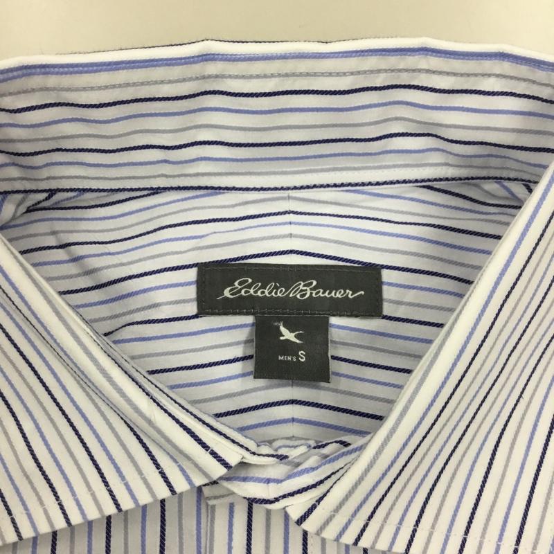 エディーバウアー Eddie Bauer シャツ、ブラウス 長袖 長袖シャツ カラーシャツ ポケットシャツ 長袖カットソー ストライプシャツ S ストライプ マルチカラー / マルチカラー /  メンズ USED 古着 中古 10115116