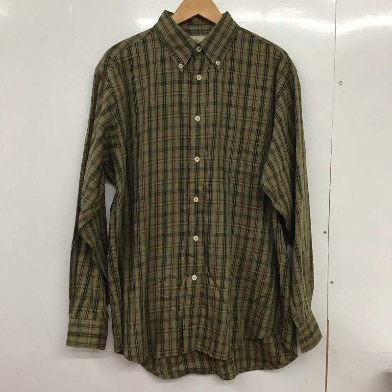 古着 USED シャツ、ブラウス 長袖 長袖シャツ チェックシャツ カラーシャツ ボタンダウンシャツ L チェック マルチカラー / マルチカラー /  メンズ USED 古着 中古 10130131