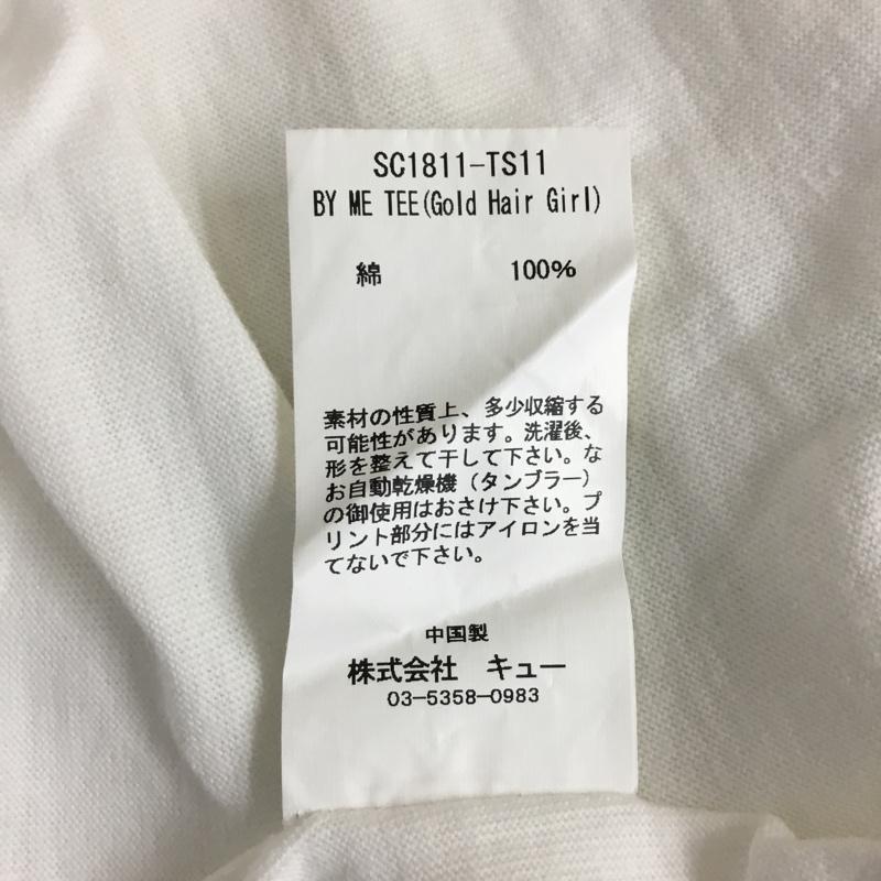 サノバチーズ SON OF THE CHEESE Tシャツ 半袖 半袖カットソー プリントTシャツ クルーネックカットソー M プリント 白 / ホワイト /  メンズ USED 古着 中古 10120841