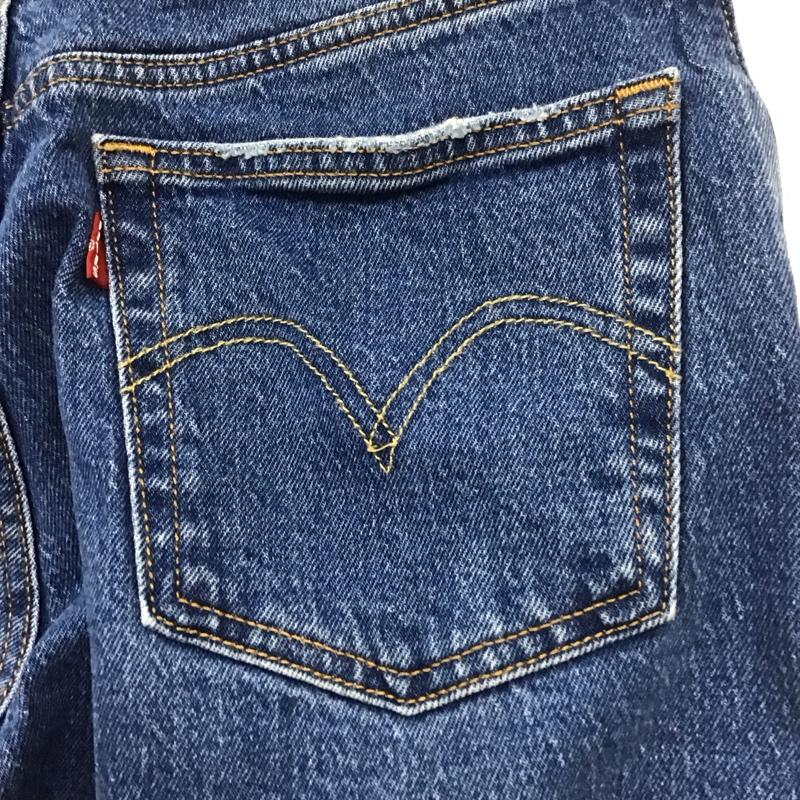 リーバイス Levi s パンツ デニム、ジーンズ 26インチ 無地 インディゴ / インディゴ /  レディース USED 古着 中古 10110331