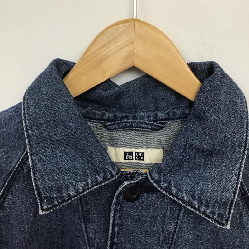 ユニクロ UNIQLO ジャケット、上着 ジャケット、ブレザー 311-457212 ユーティリティデニムジャケット カラージャケット アウター L 無地 インディゴ / インディゴ /  メンズ USED 古着 中古 10138767