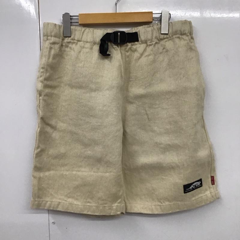 ワイルドシングス WILD THINGS パンツ ショートパンツ ショートパンツ ハーフパンツ カジュアルパンツ デニムパンツ L 無地 アイボリー / アイボリー /  メンズ USED 古着 中古 10120070