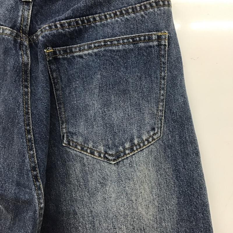 ミスティック mystic パンツ デニム、ジーンズ MYZ1041103A0007 オーバーダイワイドデニム 2 無地 水色 / ライトブルー /  レディース USED 古着 中古 10133428