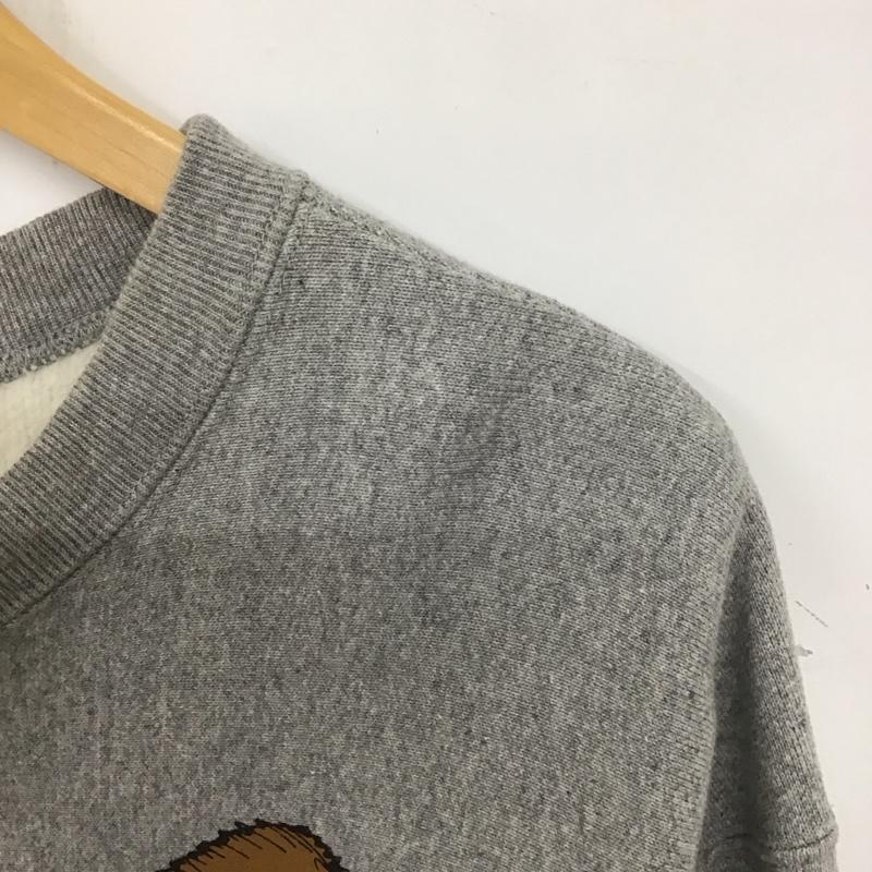 ヒューマンメード HUMAN MADE トレーナー 長袖 KAWS スウェット 裏起毛 プリント XL ロゴ、文字 灰 / グレー /  メンズ USED 古着 中古 10133567