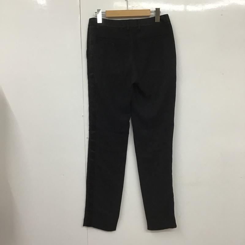 イッセイミヤケ ISSEY MIYAKE パンツ スラックス IM53FF019 SideLinePantsBlack スラックス スリムパンツ 1 無地 黒 / ブラック /  メンズ USED 古着 中古 10105571