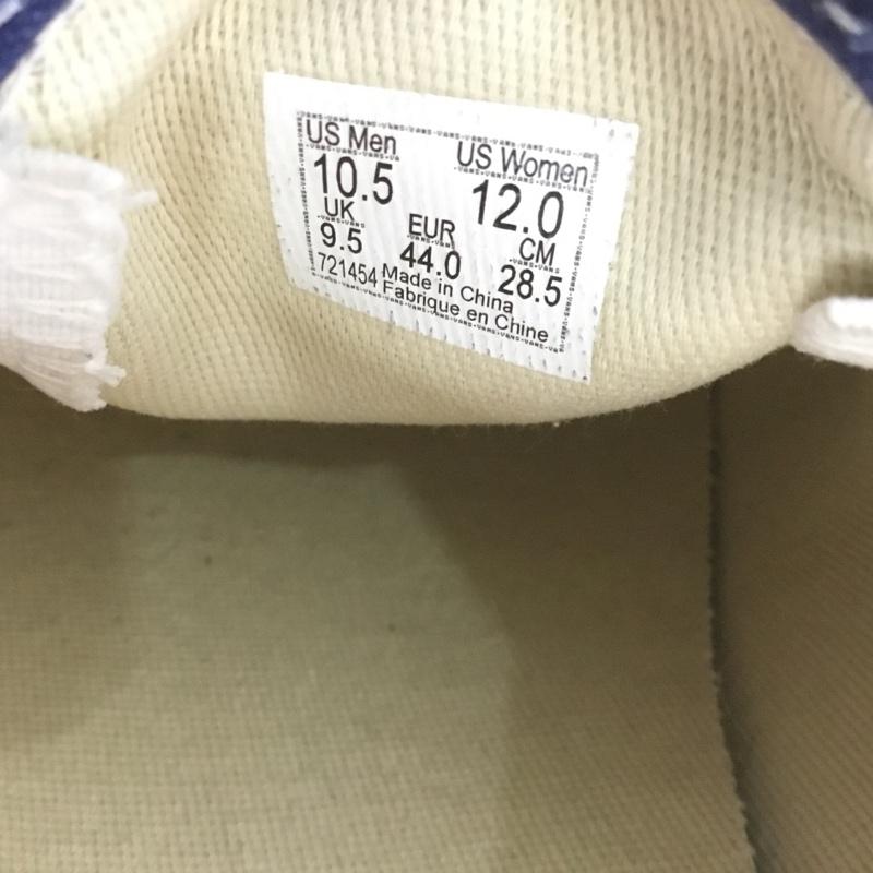 バンズ VANS スリッポン スリッポン 721454 28.5cm スニーカー 28.5cm ロゴ、文字 紺 / ネイビー /  メンズ USED 古着 中古 10140163