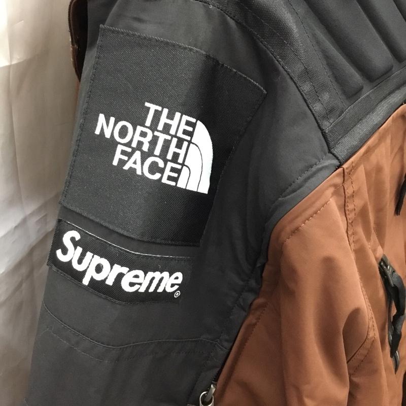 ザノースフェイス THE NORTH FACE ジャケット、上着 ジャンパー、ブルゾン ny52203i 22AW SteepTechPaddedApogeeJacket マウンテンパーカ Supreme×THENORTHFACE XL ロゴ、文字 黒 / ブラック / X 茶 / ブラウン /  メンズ USED 古着 中古 10117091