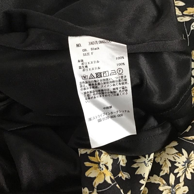 イェッカヴェッカ YECCA VECCA ワンピース ロングスカート FREE 総柄 X 花柄 黒 / ブラック /  レディース USED 古着 中古 10128877