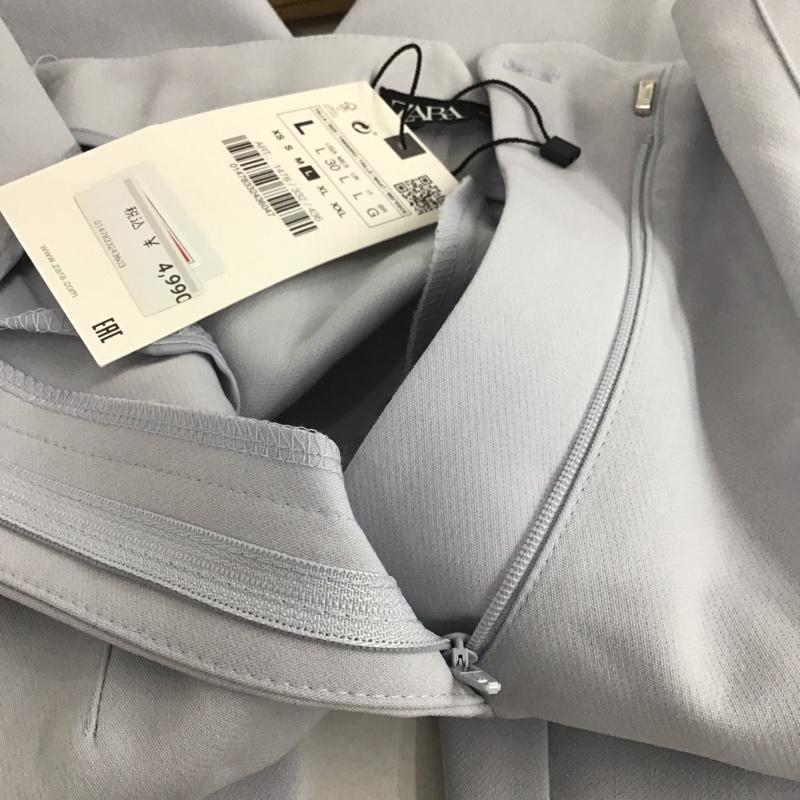 ザラ ZARA パンツ スラックス L 無地 水色 / ライトブルー /  レディース USED 古着 中古 10147040