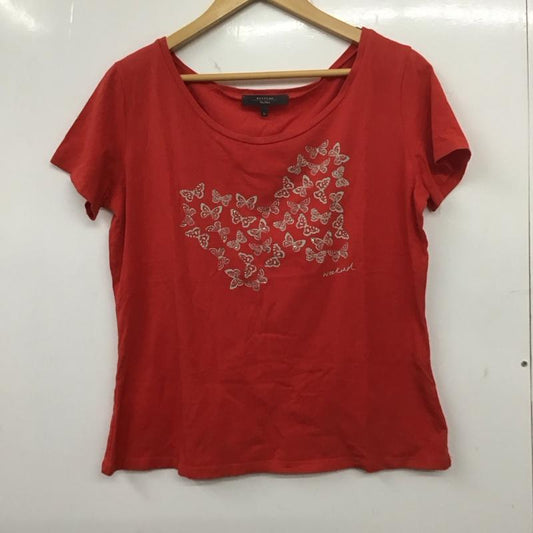 マックスマーラ Max Mara Tシャツ 半袖 XL 無地 赤 / レッド /  レディース USED 古着 中古 10139336