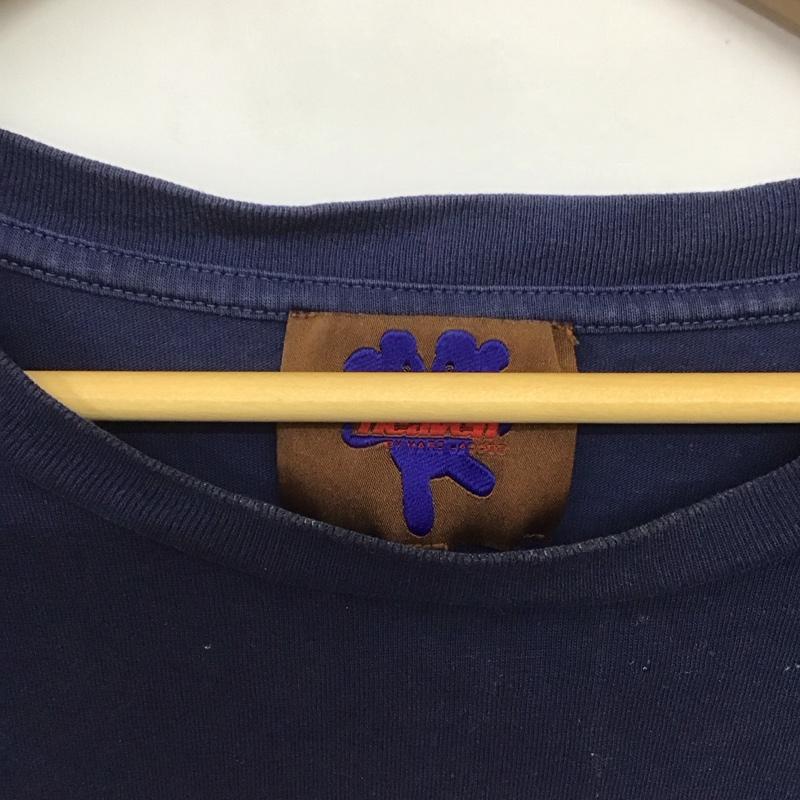 ヘブンバイマークジェイコブス heaven BY MARC JACOBS Tシャツ 半袖 半袖カットソー プリントTシャツ クルーネックカットソー L プリント 紺 / ネイビー /  メンズ USED 古着 中古 10142633