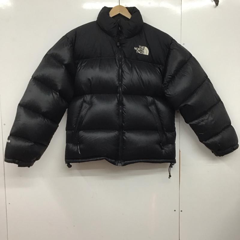 ザノースフェイス THE NORTH FACE ジャケット、上着 ジャケット、ブレザー nf002yo ヌプシ ダウンジャケット アウター L ロゴ、文字 黒 / ブラック /  メンズ USED 古着 中古 10146041