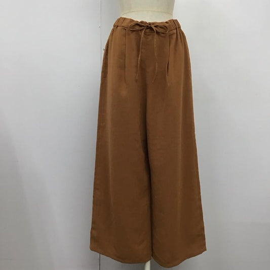 チャオパニックティピー CIAOPANIC TYPY ボトムス ボトムス TYZ1091402A0006 ワイドパンツ ガウチョパンツ M 無地 茶 / ブラウン /  レディース USED 古着 中古 10117379