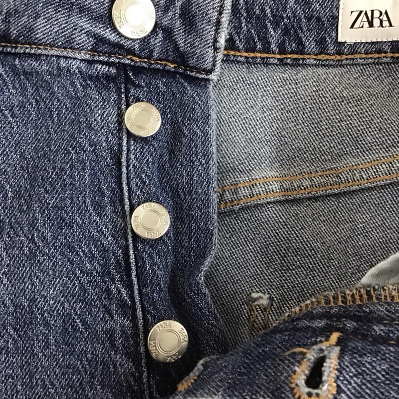 ザラ ZARA スカート ロングスカート デニムスカート XS 無地 水色 / ライトブルー /  レディース USED 古着 中古 10129447