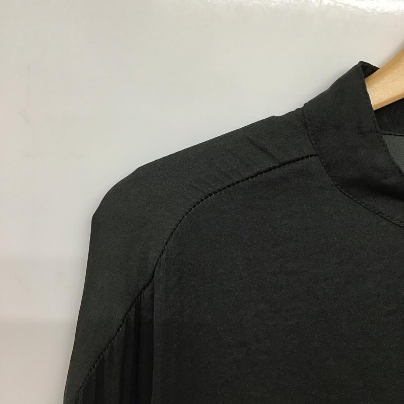 マウジー MOUSSY ワンピース ロングスカート 010ds330-0590 シャツワンピース ロングワンピース FREE 無地 黒 / ブラック /  レディース USED 古着 中古 10143748