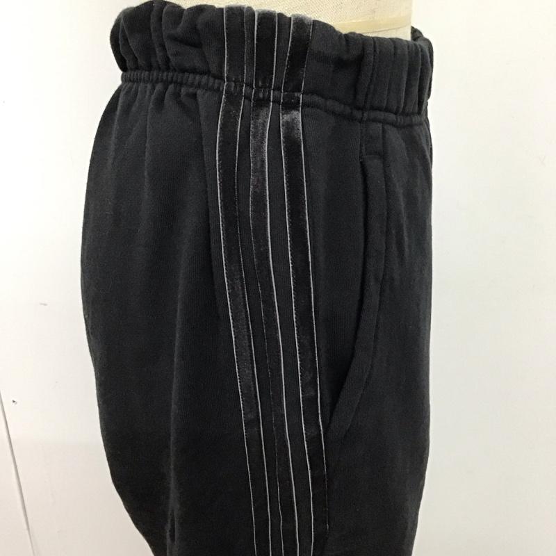 アディダスオリジナルス adidas originals パンツ ワークパンツ、ペインターパンツ H18036 CuffedPantsWithVelvetStripes ジャージ M 無地 黒 / ブラック /  レディース USED 古着 中古 10117333