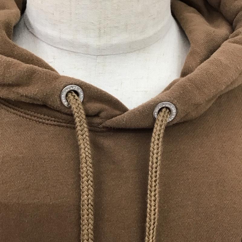 アベイシングエイプ A BATHING APE パーカー 長袖 長袖パーカー フード付きパーカー プリントスウェット トレーナー XL ロゴ、文字 茶 / ブラウン /  メンズ USED 古着 中古 10118076
