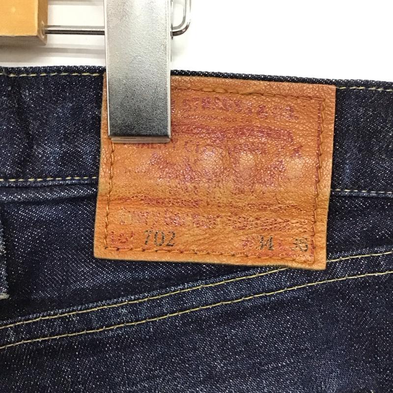 リーバイストラウスアンドコー Levi Strauss & co. パンツ デニム、ジーンズ 98年 日本製 702 デニムパンツ ストレートパンツ 34 無地 インディゴ / インディゴ /  メンズ USED 古着 中古 10124649