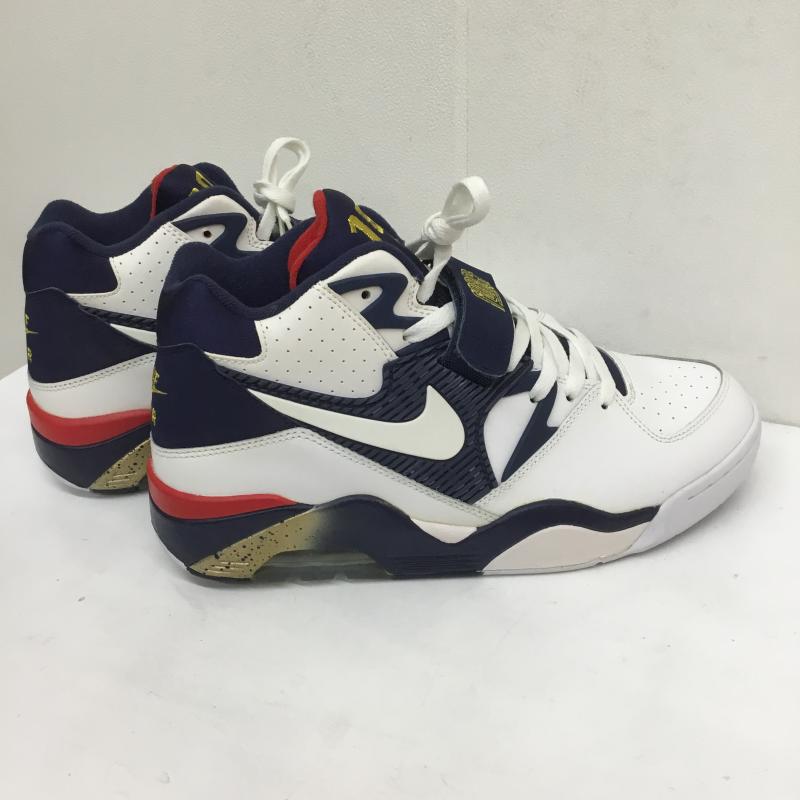 ナイキ NIKE スニーカー スニーカー AIR FORCE 180 OLYMPIC エアフォース 180 オリンピック 310095-100 28.0cm ロゴ、文字 白 / ホワイト / X 紺 / ネイビー /  メンズ USED 古着 中古 10107271