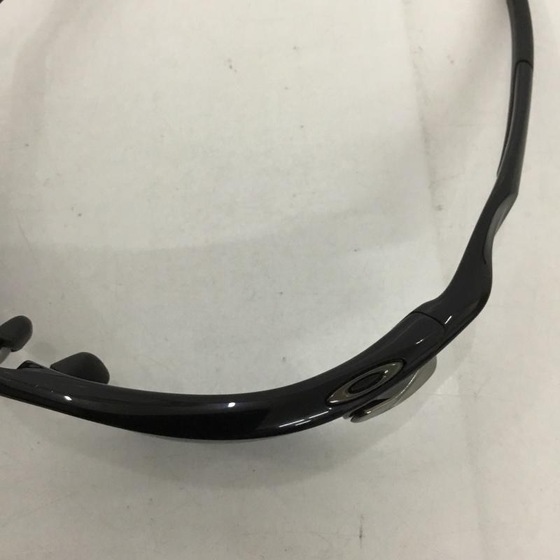 オークリー OAKLEY めがね・サングラス サングラス OO9162-01 FAST JACKET スポーツサングラス 箱有 ミラーレンズ ロゴ、文字 黒 / ブラック /  メンズ USED 古着 中古 10129371