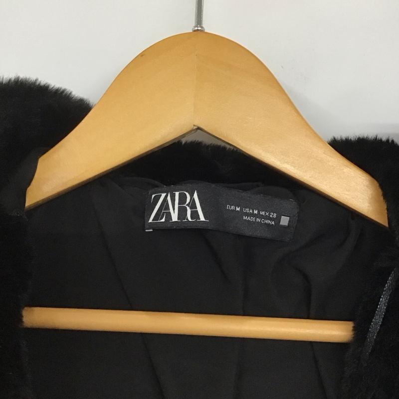 ザラ ZARA ジャケット、上着 ジャンパー、ブルゾン M 無地 黒 / ブラック /  レディース USED 古着 中古 10140668