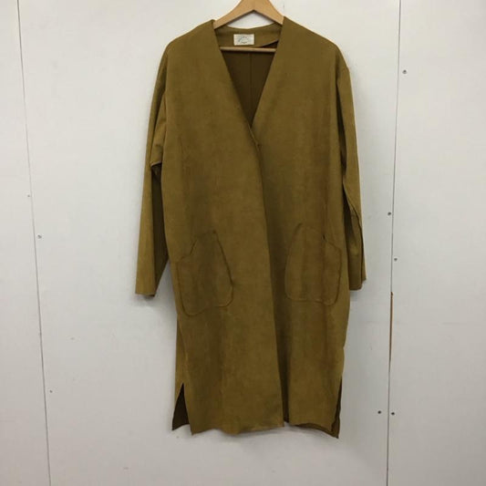 マンサール mansart コート コート一般 長袖ロングコート アウター カジュアルジャケット M 無地 マスタード / マスタード /  レディース USED 古着 中古 10142048