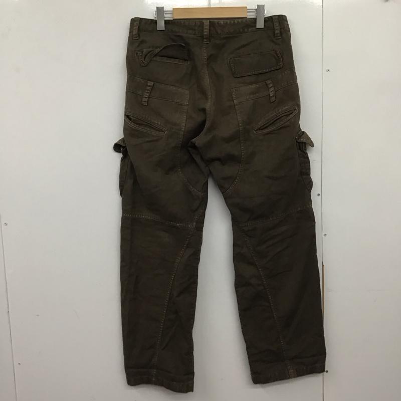 ハルプ HALB パンツ ワークパンツ、ペインターパンツ 5047319-2 カーゴパンツ ミリタリーパンツ ワイドパンツ M 無地 ダークブラウン / ダークブラウン /  メンズ USED 古着 中古 10148538