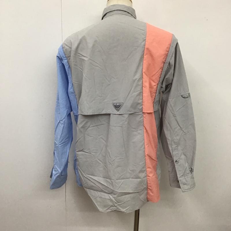 コロンビア Columbia シャツ、ブラウス 長袖 120 fm7048 バハマシャツ 長袖シャツ カジュアルシャツ L 無地 マルチカラー / マルチカラー /  メンズ USED 古着 中古 10125478