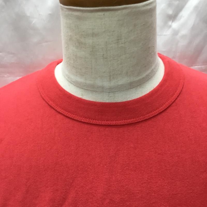 ベイフロー BAYFLOW Tシャツ 半袖 半袖カットソー プリントTシャツ クルーネックカットソー 4 ロゴ、文字 赤 / レッド /  メンズ USED 古着 中古 10114356