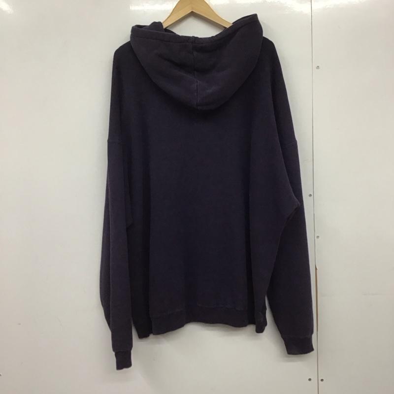 レミ レリーフ REMI RELIEF パーカー 長袖 長袖パーカー プルオーバーパーカー スウェット L 無地 紫 / パープル /  メンズ USED 古着 中古 10146422