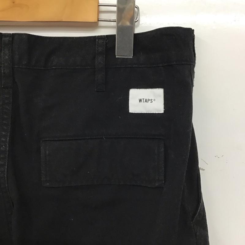 ダブルタップス WTAPS パンツ ワークパンツ、ペインターパンツ ワークパンツ ワイドパンツ カジュアルパンツ カーゴパンツ 2 ロゴ、文字 黒 / ブラック /  メンズ USED 古着 中古 10144820