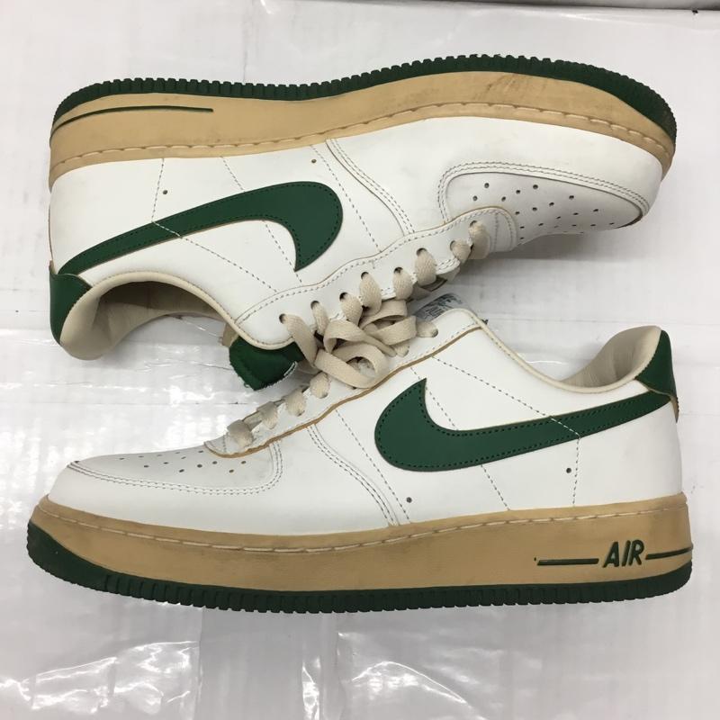 ナイキ NIKE スニーカー スニーカー DZ4764-133 WMNS AIR FORCE 1 07 LV8 28cm 28.0cm ロゴ、文字 白 / ホワイト / X 緑 / グリーン /  メンズ USED 古着 中古 10106861