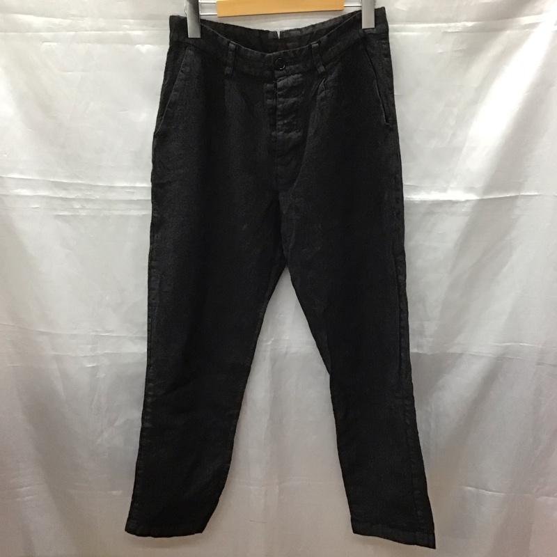 コンフェクト CONFECT パンツ スラックス スリムパンツ カジュアルパンツ ストレートパンツ ストレッチパンツ 3 無地 黒 / ブラック /  メンズ USED 古着 中古 10113572