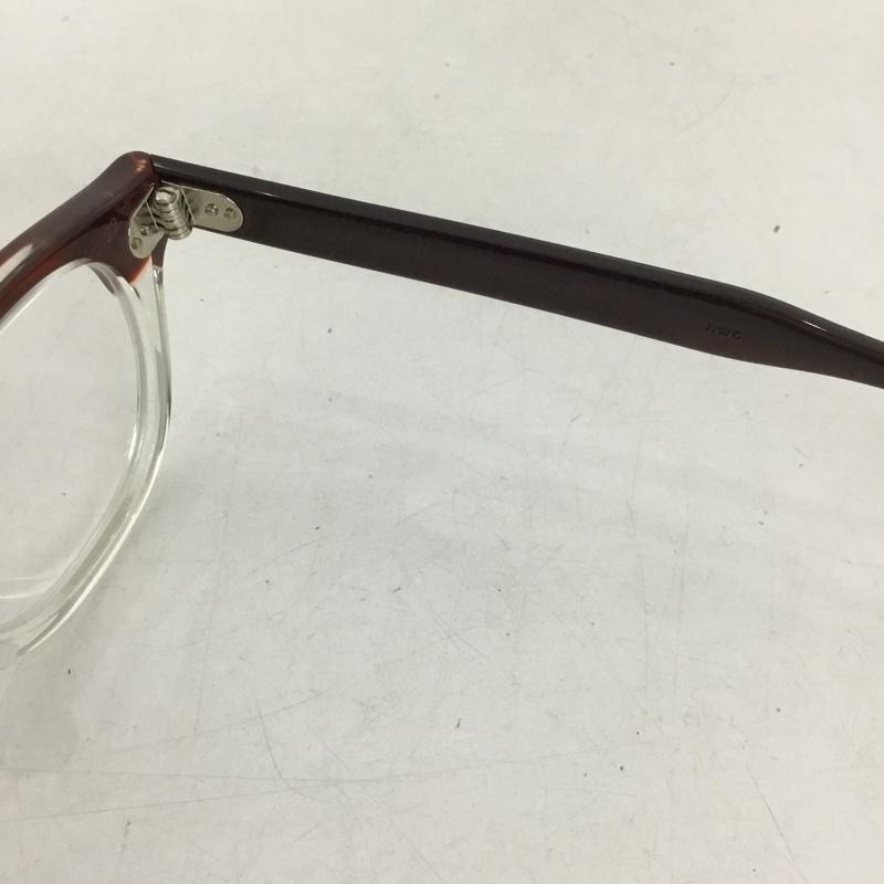 古着 USED めがね・サングラス めがね JULIUS TART OPTICAL AR 復刻 箱有 無地 透明 / クリア / X 茶 / ブラウン /  メンズ USED 古着 中古 10145204