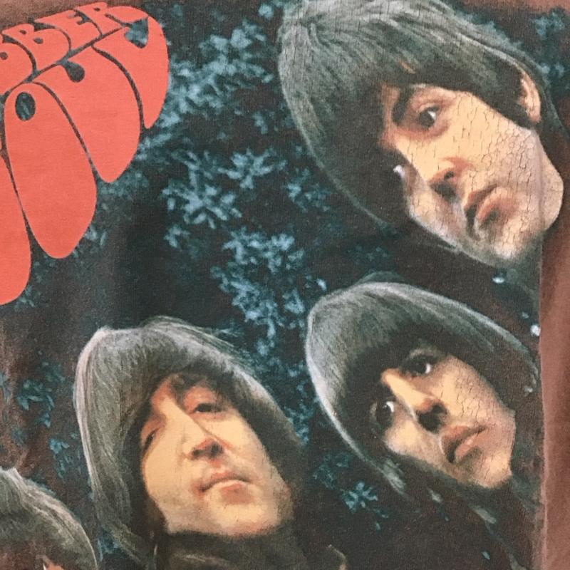 ギルダン GILDAN Tシャツ 半袖 古着 半袖カットソー プリントTシャツ クルーネックカットソー 90s XL プリント 茶 / ブラウン /  メンズ USED 古着 中古 10115947