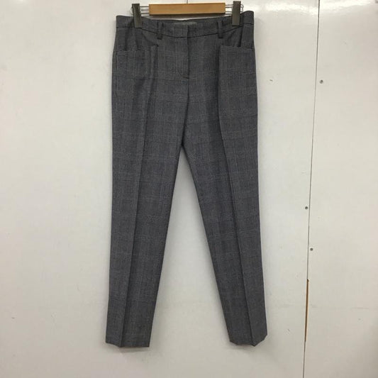 セオリーリュクス theory luxe パンツ スラックス 03-4406420 ウール 38 チェック 紺 / ネイビー / X 白 / ホワイト /  レディース USED 古着 中古 10133749