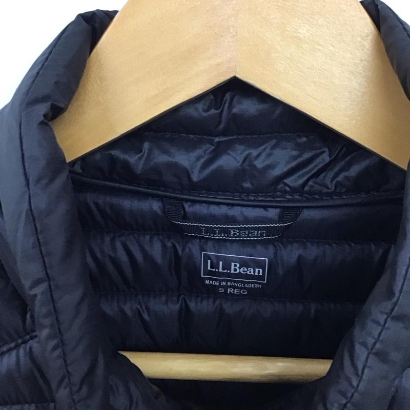 エルエルビーン L.L.Bean ジャケット、上着 ジャケット、ブレザー ジップアップジャケット アウター ダウンジャケット S ロゴ、文字 黒 / ブラック /  メンズ USED 古着 中古 10136586