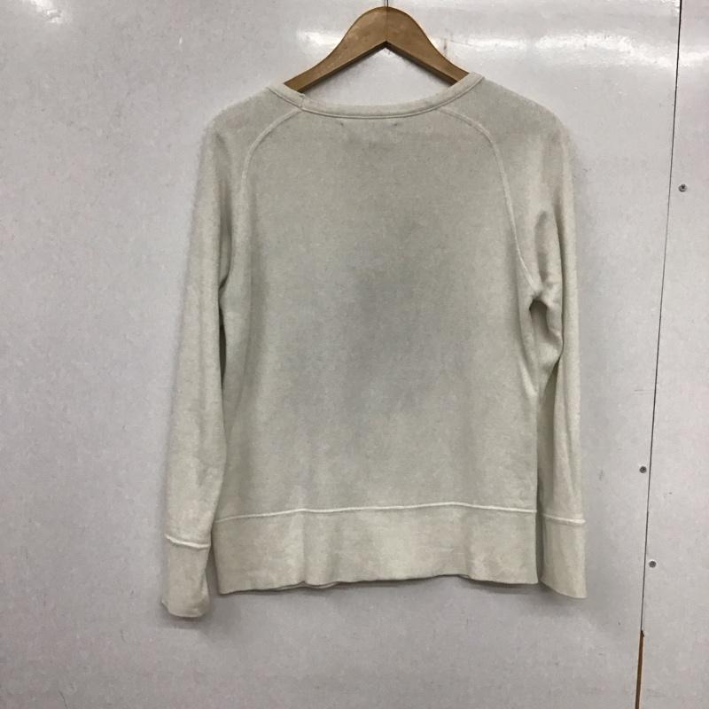 アメリカーナ AMERICANA トレーナー 長袖 スウェット ラグランスリーブ S ロゴ、文字 白 / ホワイト /  レディース USED 古着 中古 10138509