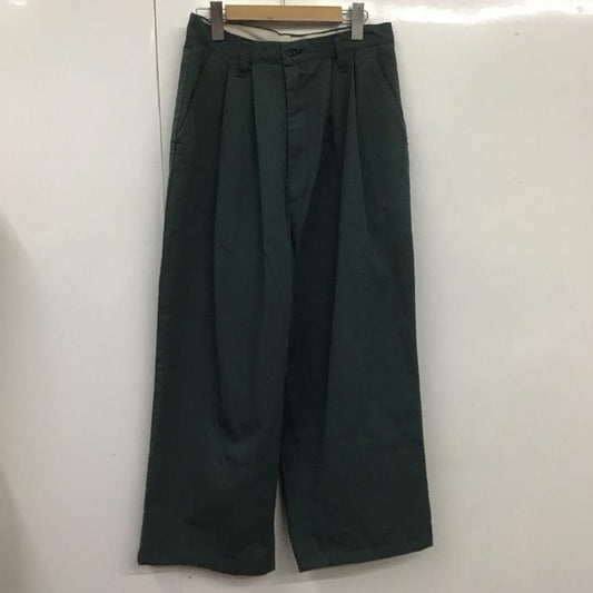 古着 USED パンツ ワークパンツ、ペインターパンツ softwill ワークパンツ ワイドパンツ カジュアルパンツ 無地 緑 / グリーン /  メンズ USED 古着 中古 10107003