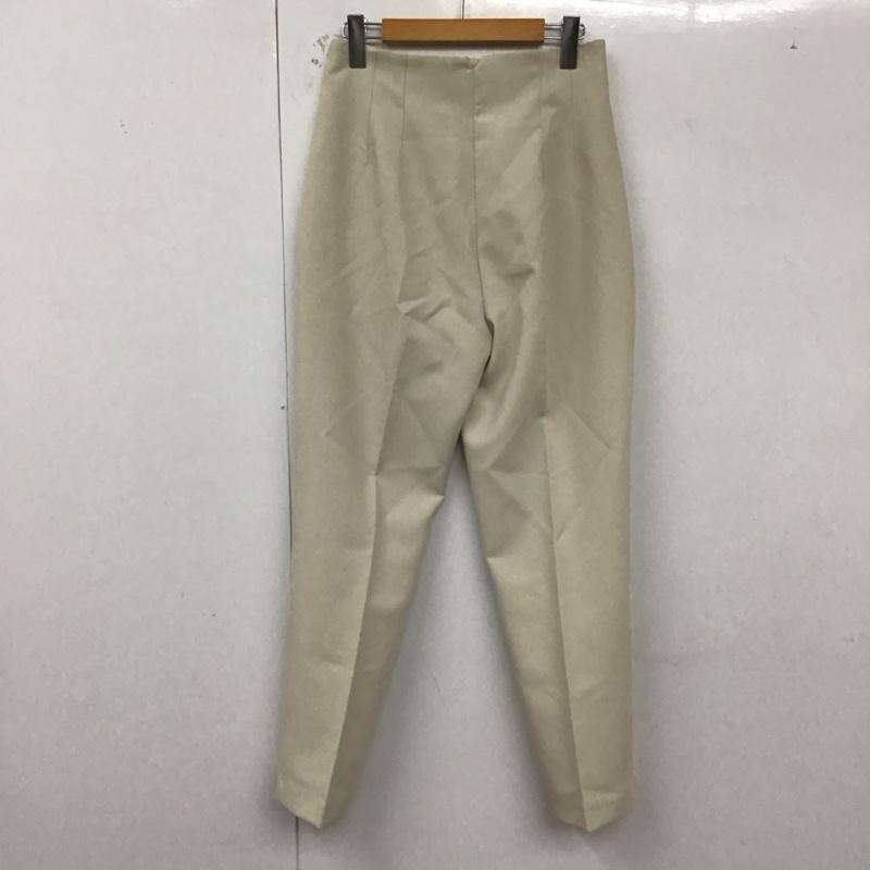 ザラ ZARA パンツ スラックス M 無地 オフホワイト / オフホワイト /  レディース USED 古着 中古 10129262