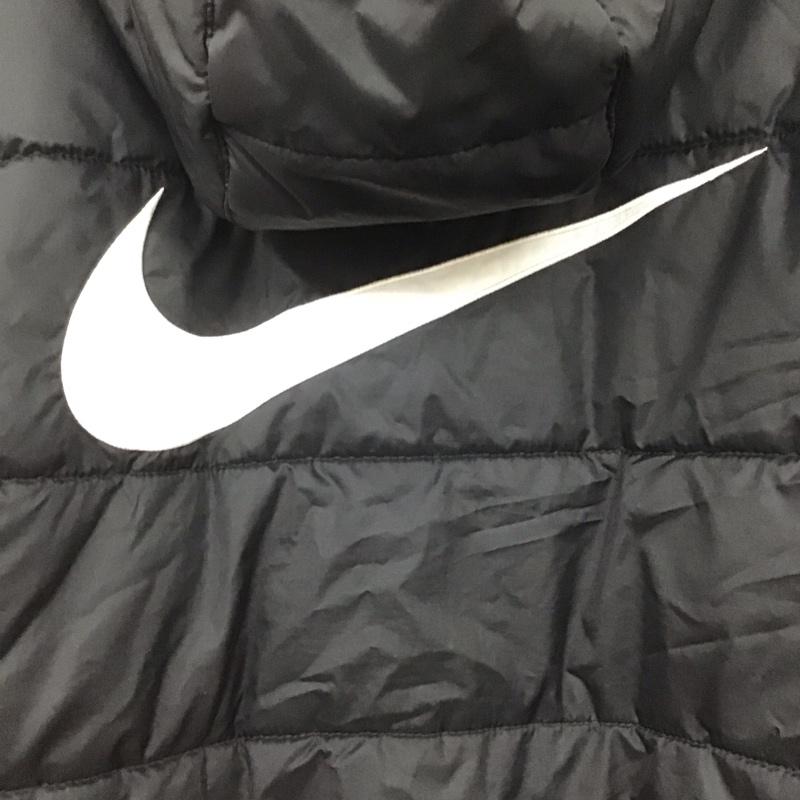 ナイキ NIKE ジャケット、上着 ジャンパー、ブルゾン DJ6996-010 中綿ジャケット XL ロゴ、文字 X プリント 黒 / ブラック /  レディース USED 古着 中古 10142756